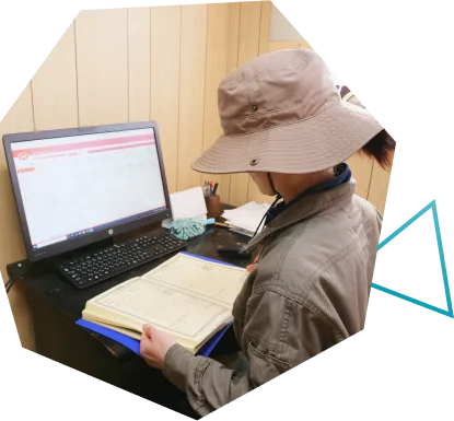 牧場管理の様子